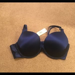 Soma Blue satin enhancing shape with push up